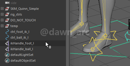 [Maya]Rigging 13 - Limbs IK